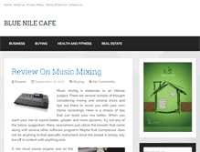 Tablet Screenshot of bluenilecafe.net